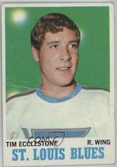 Tim Ecclestone #102 Hockey Cards 1970 Topps Prices