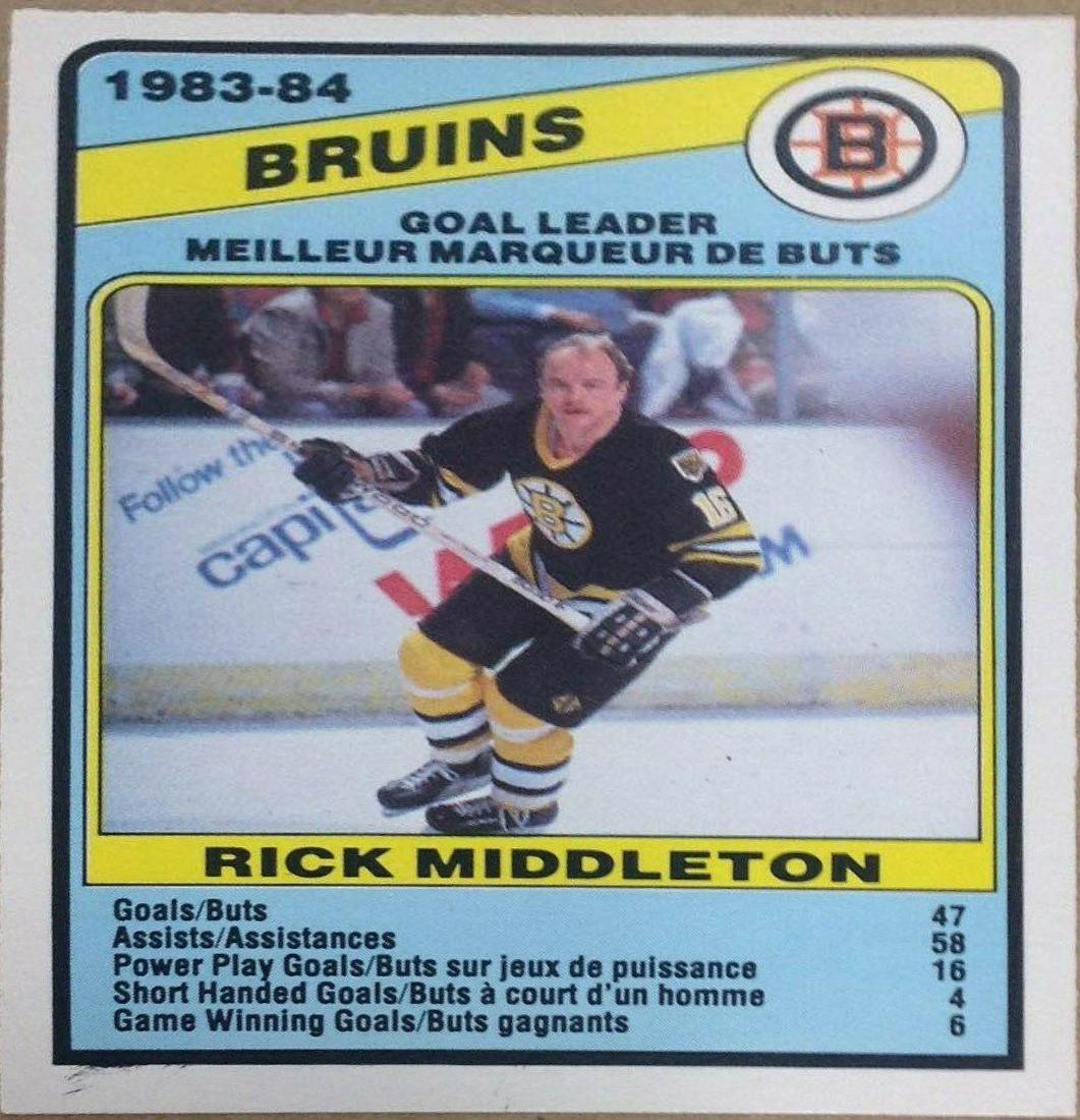 Rick Middleton #352 Hockey Cards 1984 O-Pee-Chee