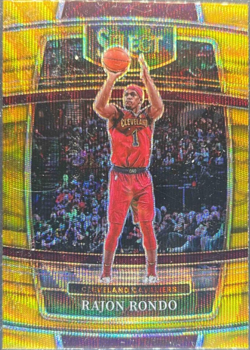 Rajon Rondo [Gold Wave Prizm] #34 Prices | 2021 Panini Select ...