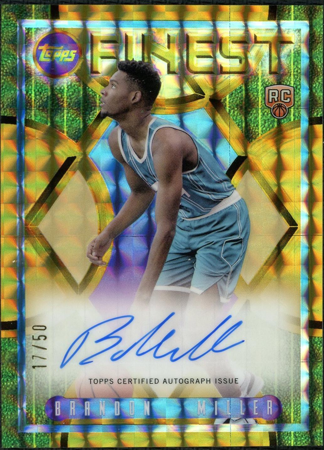 Brandon Miller [Gold Geometric Refractor] #FLA-BM