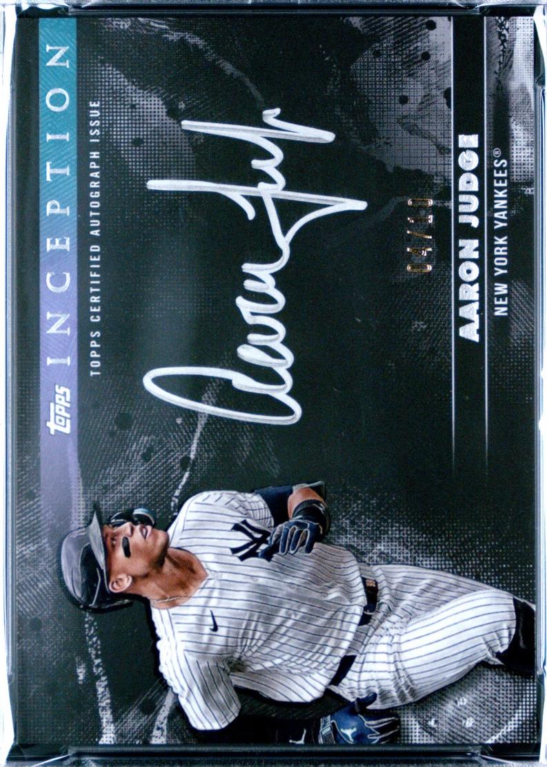 Aaron Judge #SS-AJ Prices | 2024 Topps Inception Silver Signings