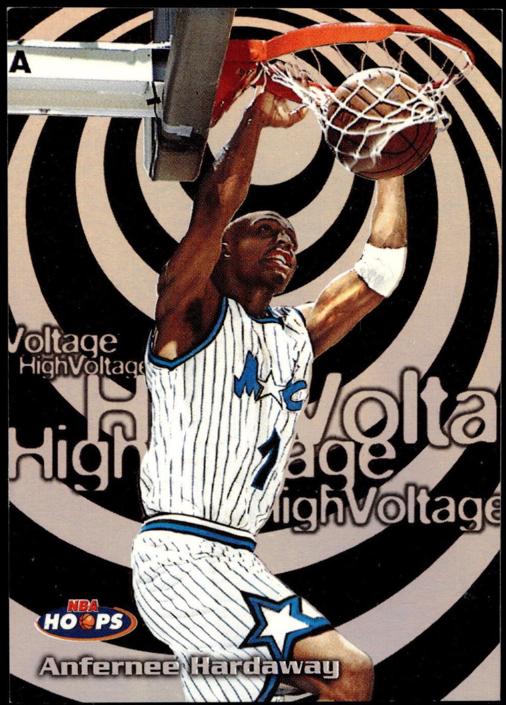 Anfernee Hardaway #4 Basketball Cards 1997 Hoops High Voltage