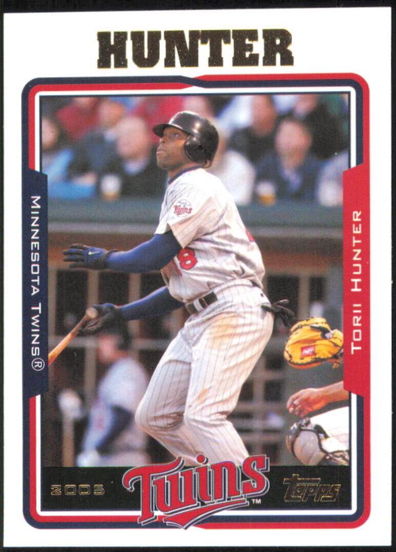 Torii Hunter #3 Baseball Cards 2005 Topps