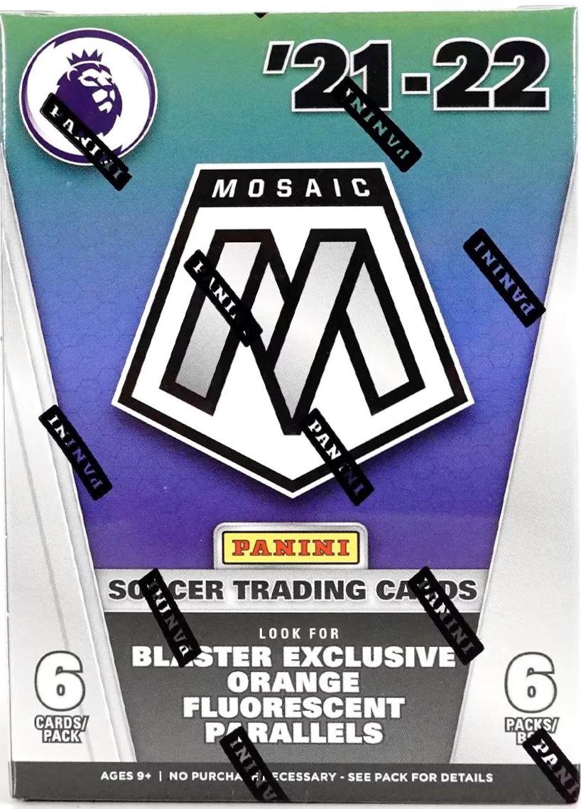 Blaster Box Soccer Cards 2021 Panini Mosaic Premier League