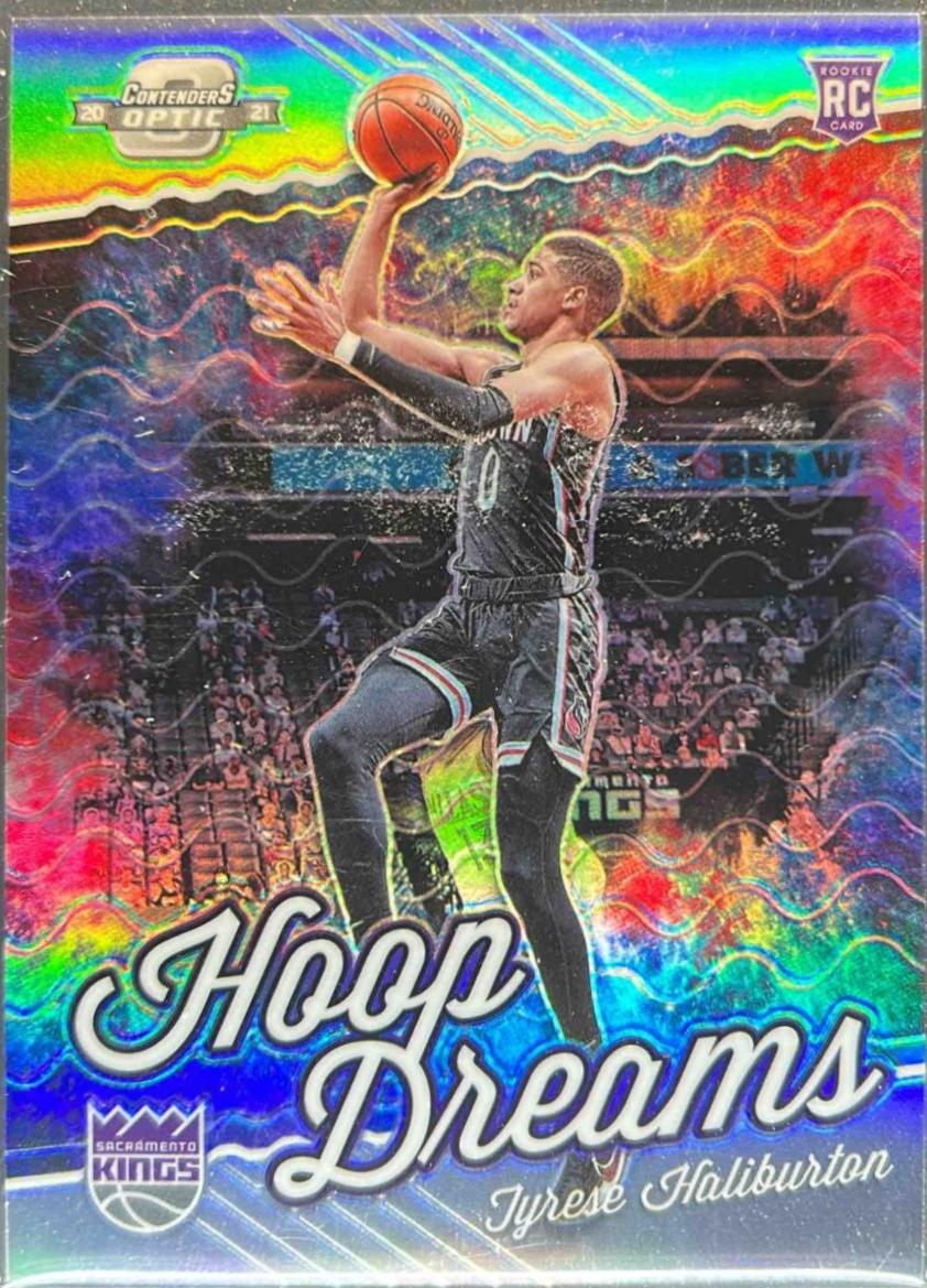 Tyrese Haliburton #6 Basketball Cards 2020 Panini Contenders Optic Hoop Dreams