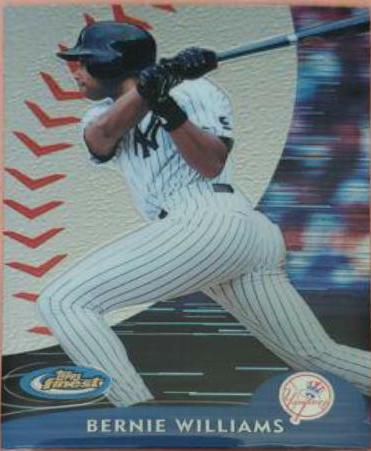 Bernie Williams #30 Baseball Cards 2000 Finest
