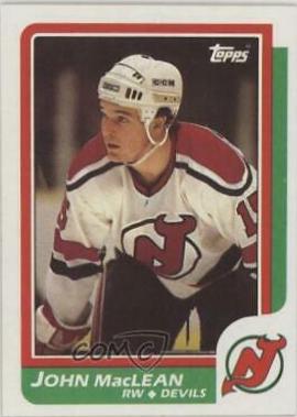John MacLean #37 Hockey Cards 1986 Topps
