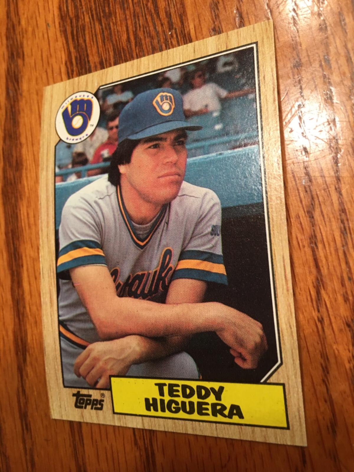 Teddy Higuera #250 Baseball Cards 1987 Topps