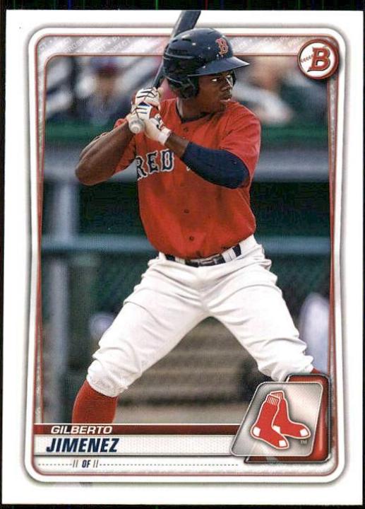 Gilberto Jimenez #BD-137 2020 Bowman Draft Baseball
