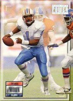 Warren Moon #1 Football Cards 1993 Pro Set Power