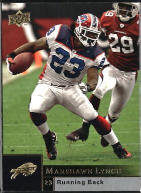 Marshawn Lynch #23 Football Cards 2009 Upper Deck