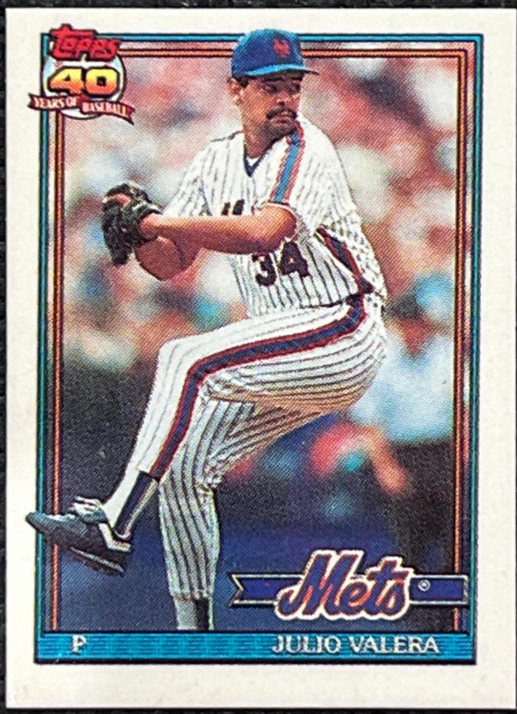 Julio Valera #504 Baseball Cards 1991 Topps Micro