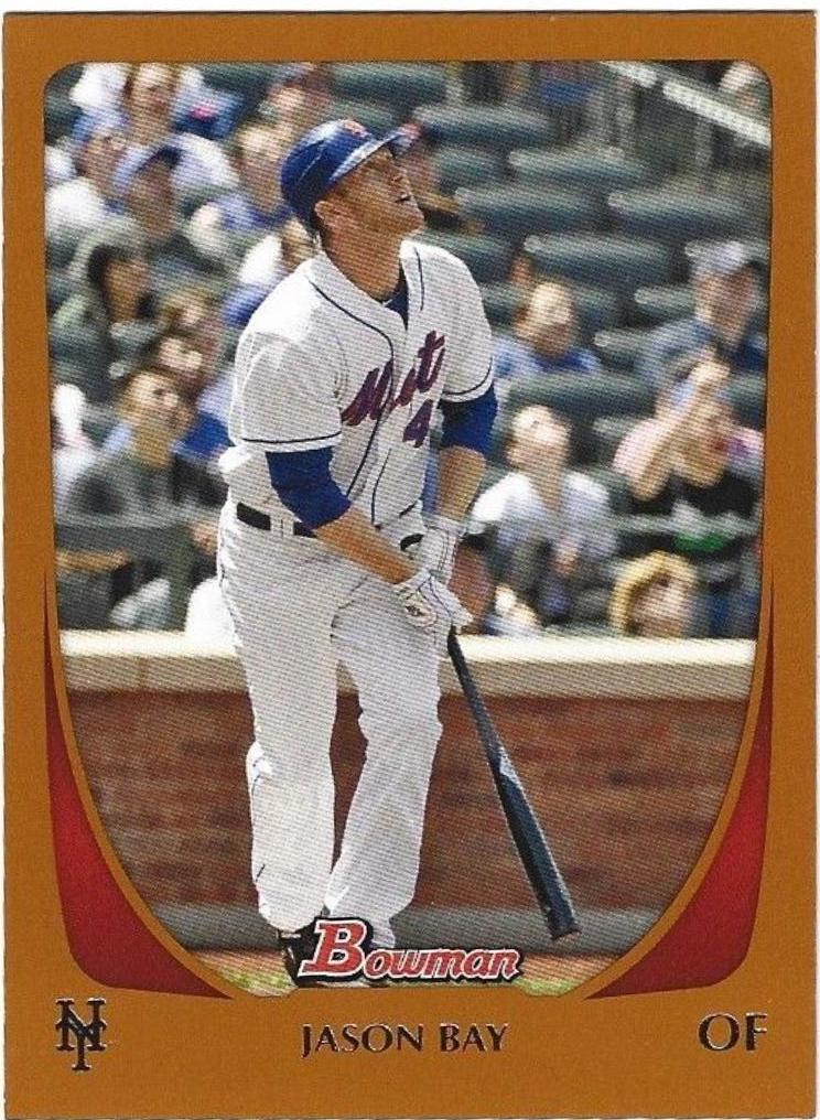 Jason Bay #29 Baseball Cards 2011 Bowman