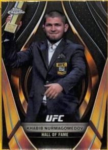 Khabib Nurmagomedov #EMB-2 Ufc Cards 2024 Topps Chrome UFC Embedded