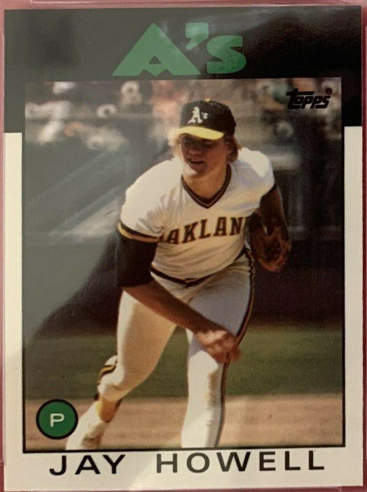 Jay Howell #115 Baseball Cards 1986 Topps Tiffany