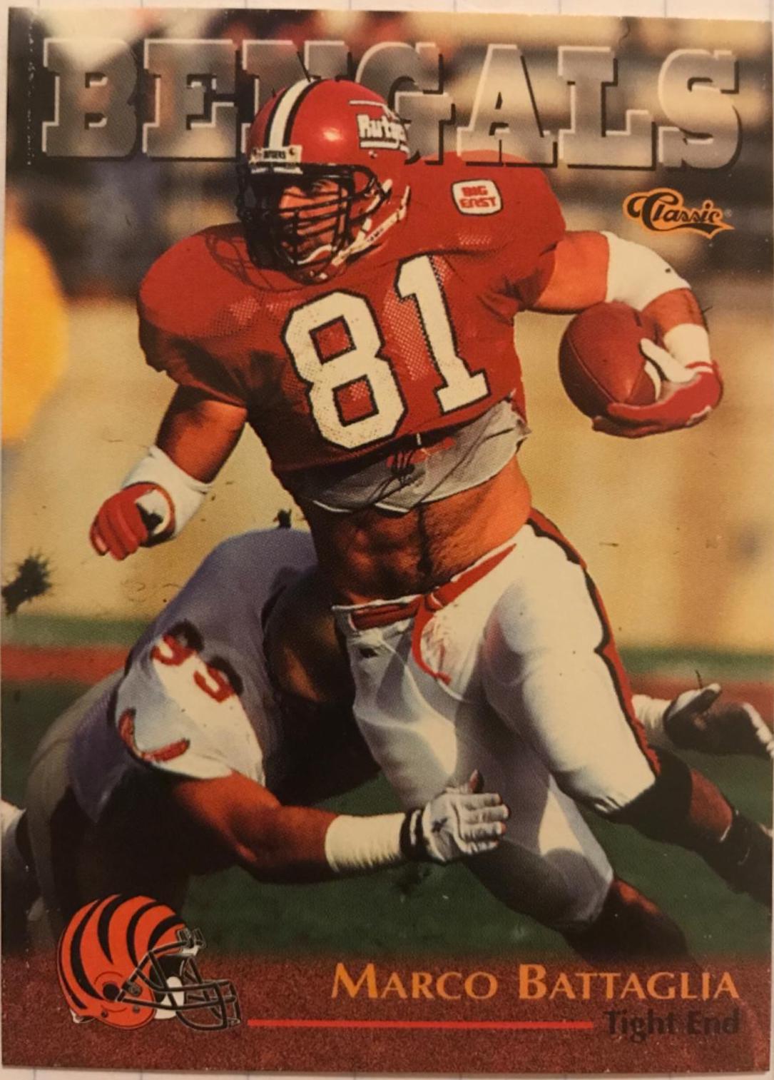 Marco Battaglia #85 Football Cards 1996 Classic NFL Draft