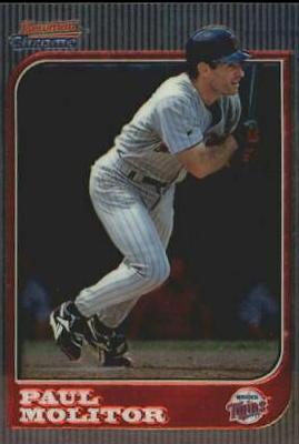Paul Molitor #8 Baseball Cards 1997 Bowman Chrome