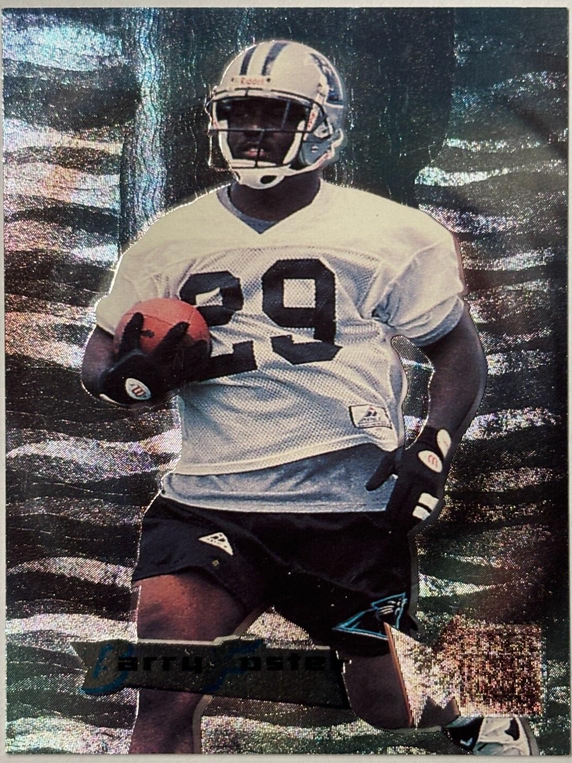 Barry Foster #22 Football Cards 1995 Fleer Metal