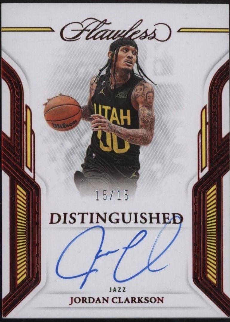 Jordan Clarkson #19 2022 Panini Flawless Distinguished Auto Basketball