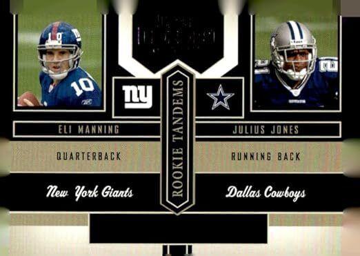 Eli Manning / Julius Jones #RT-1 Football Cards 2004 Playoff Honors Rookie Tandems