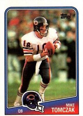 Mike Tomczak #70 Football Cards 1988 Topps