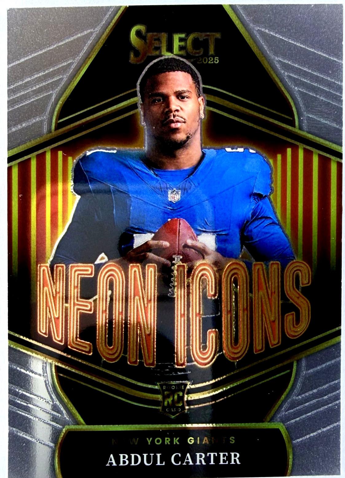 Abdul Carter #19 2025 Panini Select Football Neon Icons