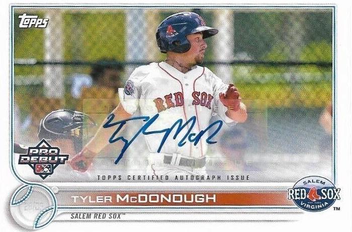 Tyler McDonough [Autograph] #PD-129