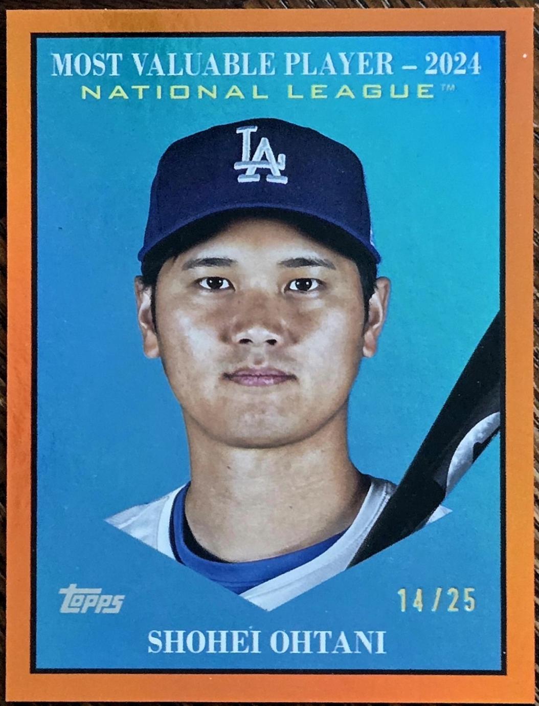 Shohei Ohtani [Orange Foil] #MV-2 Prices | 2025 Topps Update Most