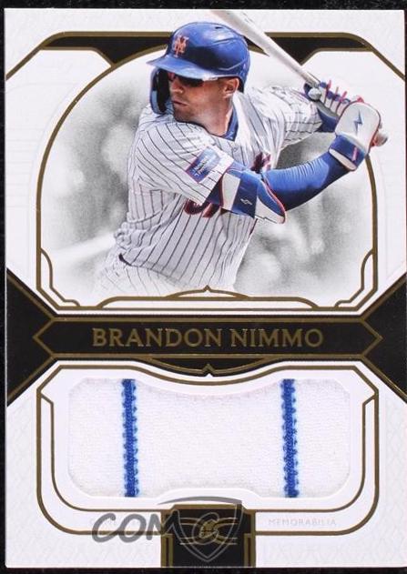 Brandon Nimmo #DJRC-BN 2024 Topps Definitive Collection Baseball Jumbo Relics