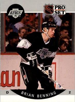 Brian Benning #114 Hockey Cards 1990 Pro Set
