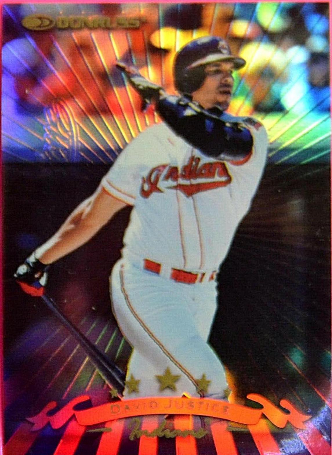 David Justice #7 Baseball Cards 1998 Donruss