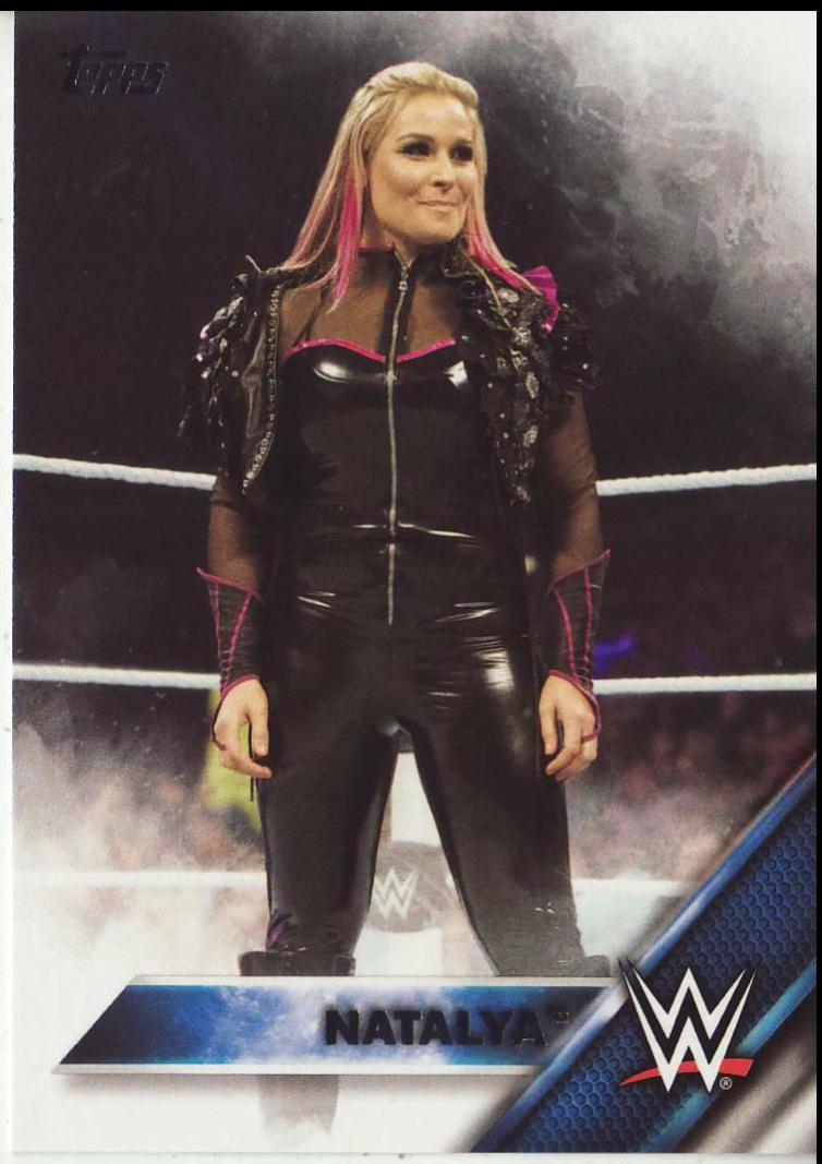 Natalya #32 Wrestling Cards 2016 Topps WWE