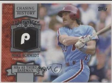 Mike Schmidt #CH-92 Baseball Cards 2013 Topps Chasing History