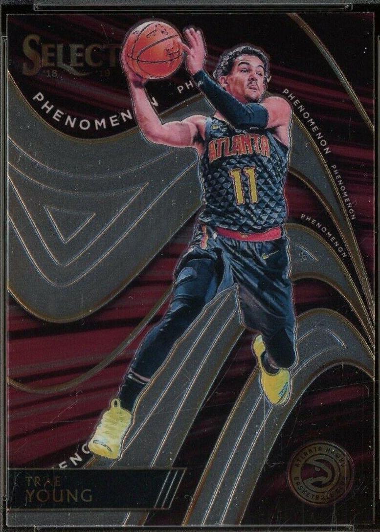 Trae Young #6 Basketball Cards 2018 Panini Select Phenomenon