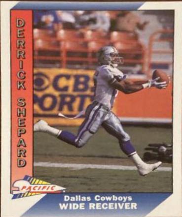 Derrick Shepard #106 Football Cards 1991 Pacific
