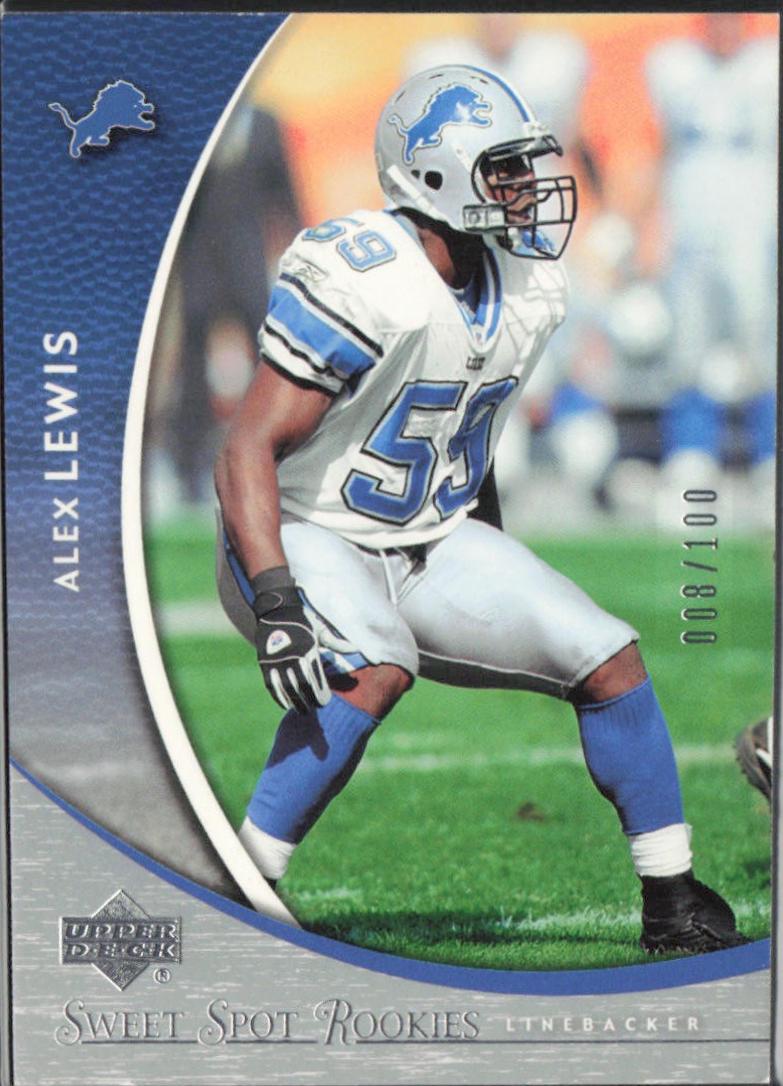 Alex Lewis #219 2004 Upper Deck Sweet Spot Football