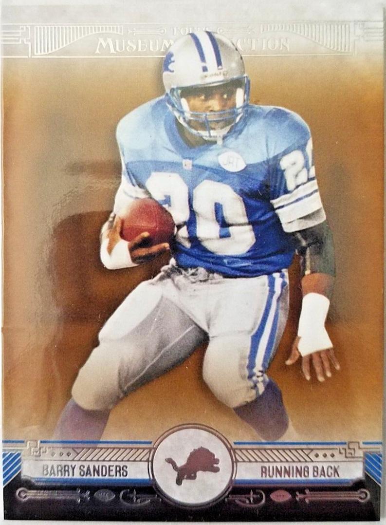 Barry Sanders #3 Football Cards 2014 Topps Museum Collection
