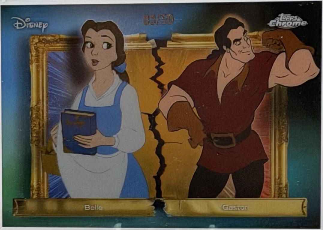 Belle / Gaston [Gold] #FFR-13 Prices | 2026 Topps Disney Neon Family ...