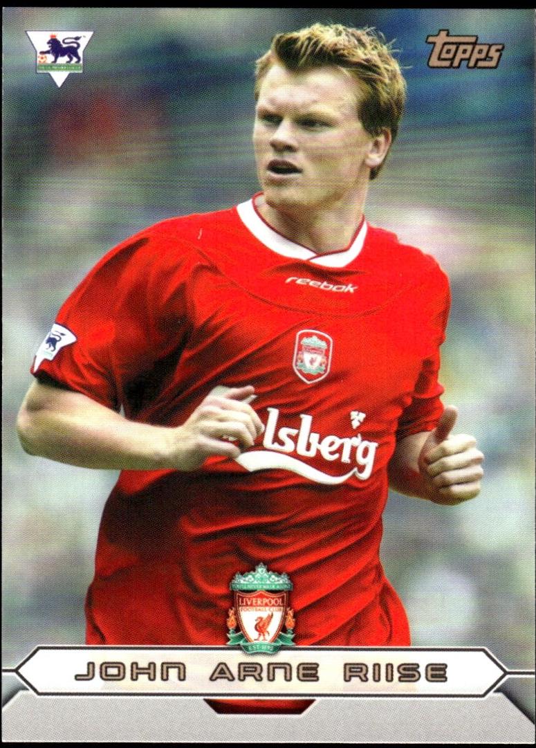 John Arne Riise #L1 2003 Topps Premier Gold Soccer