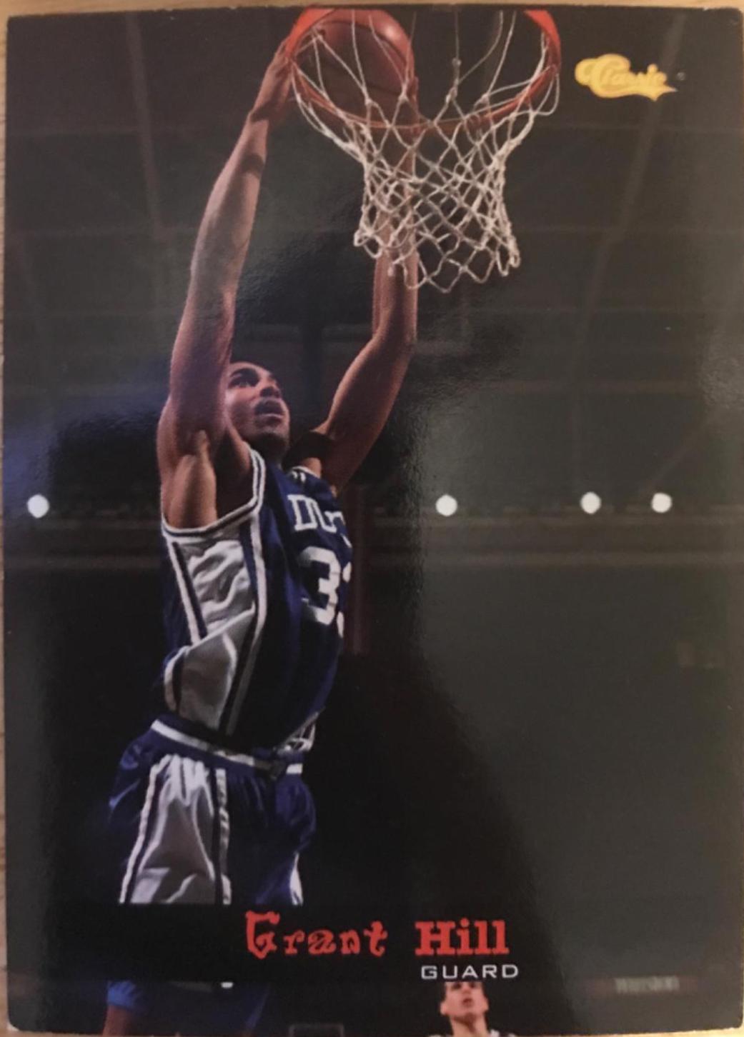 Grant Hill #4 Basketball Cards 1994 Classic Draft