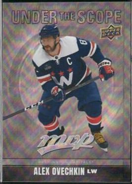 Alex Ovechkin #US-10 Hockey Cards 2024 Upper Deck MVP Under the Scope