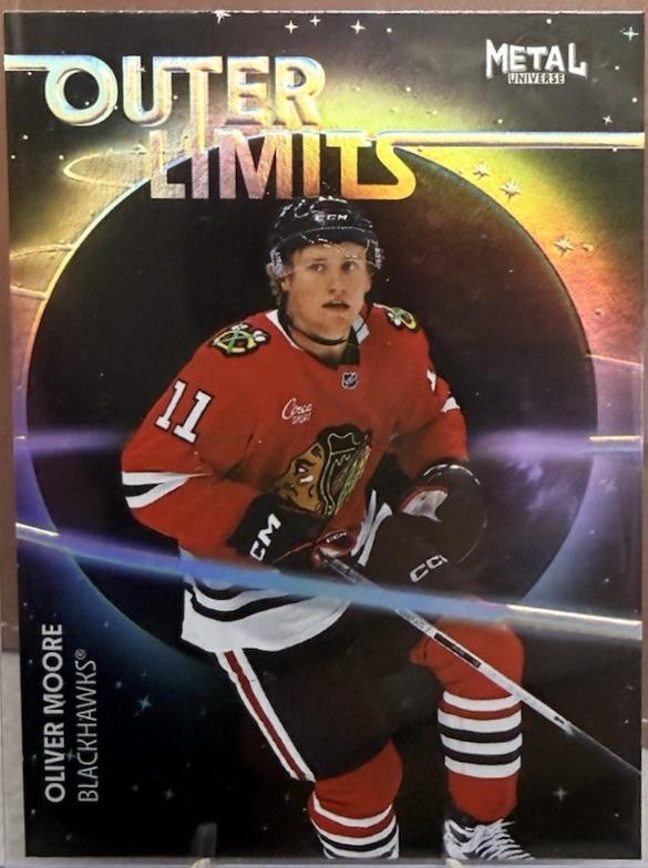 Oliver Moore #OL-88 2025-26 SkyBox Metal Universe Hockey Outer Limits