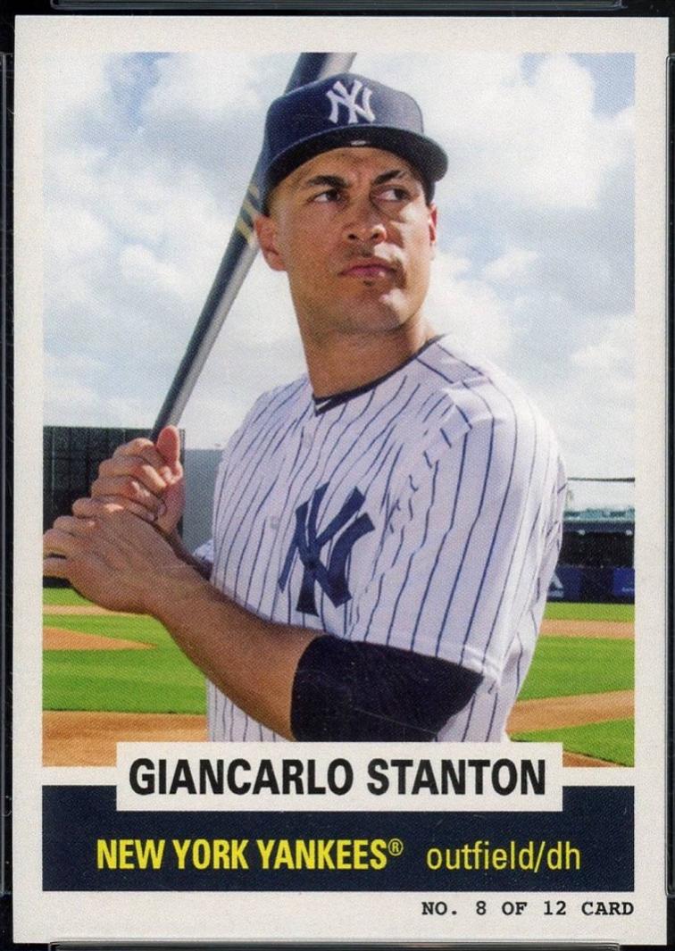 Giancarlo Stanton #8 2021 Topps Throwback Thursday Baseball