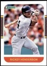 Rickey Henderson #247 2021 Panini Donruss Baseball