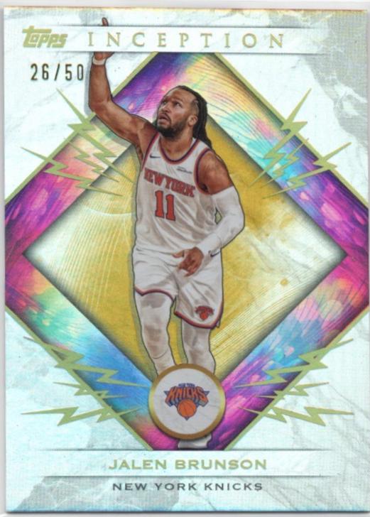 2025 Topps Inception Jalen Brunson [Gold] #82 card
