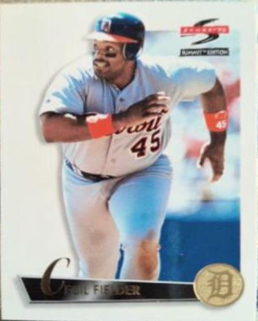 Cecil Fielder #57 Baseball Cards 1995 Summit