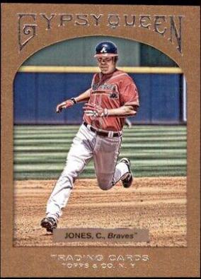 Chipper Jones #24 Baseball Cards 2011 Topps Gypsy Queen