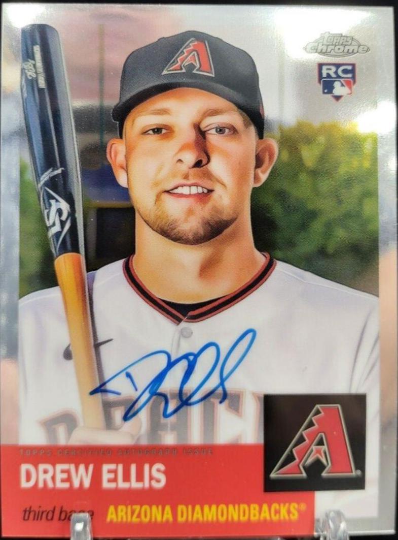 Drew Ellis #CPA-DEL Baseball Cards 2022 Topps Chrome Platinum Anniversary Autographs