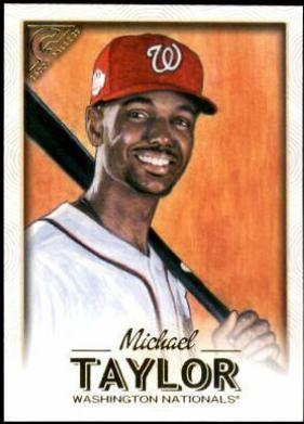 Michael Taylor #4 Baseball Cards 2018 Topps Gallery