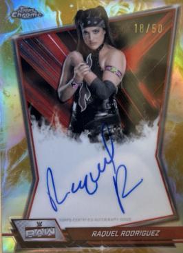 Raquel Rodriguez [Gold Refractor] #RBA-RAQ